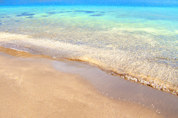 水質ランクAAの海水浴場